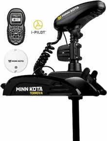 Minn Kota Terrova Freshwater Electric-Steer Bow-Mount Trolling Motor with Universal Sonar 2 & i-Pilot GPS, 80 lbs Thrust, 60" Shaft Black