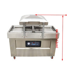 INTSUPERMAI Two Chamber Vacuum Sealer Stainless Steel Food Packaging Machine 21.8inch