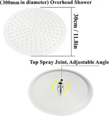 MKLFBY Outside Shower Outdoor Shower W/Adjustable Shower Head & Valve Controls, Standing Portavle Shower Fixture System for Summer Home/Commercial