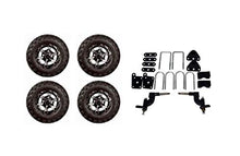 3G Lift Kit Combo with 10" Flash Wheels & Tires for EZGO RXV Golf Carts 2008-2013.5