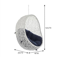 Outdoor Escape White Outdoor Patio Lounge Chair Without Stand, Contemporary Design, Cushioned Seating, Durable Frame, Perfect for Outdoor Living