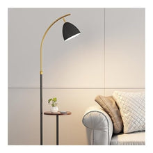 LUYOUBOZHU Floor Lamp Dimmable Floor Lamp with LED Bulb for Bedroom, Living Room, Office(Gold)