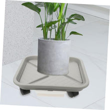 YYBOES Mobile Planter Tray Gardening Flowerpot Base Plant Trays Movable Flowerpot Holder Tray for Potted Plants Plant Tray for Pots Planter Trays with Wheels Plant Roller Base Plant Mover