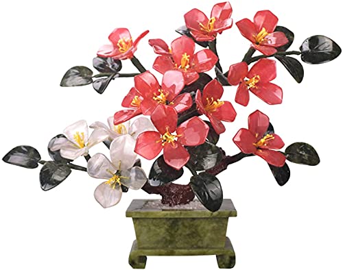 LSHAOBO Artificial Bonsai Tree Fake Plant Decoration, Housewarming Opening Gift 15.7 X 2.3 X 12.6 Inches