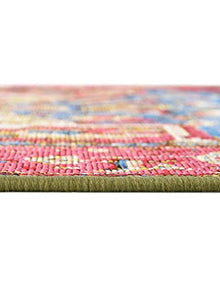 Unique Loom Outdoor Traditional Collection Area Rug - Limon (10' x 12' Rectangle, Multi/ Red)