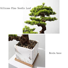 Artificial Bonsai Artificial Bonsai Tree Fake Plant Potted Tree Pine Bonsai Plant Faux Bonsai Indoor Windowsill Yard Desktop Display Trees Zen Decor for Home Office