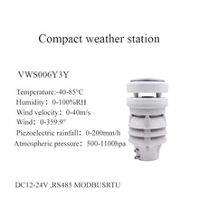 VWS006Y3 4-20mA Ultrasonic Wind Sensor Outdoor Meteorological Instrument Hygrometer Ultrasonic Weather Sensors(VWS006Y3Y)
