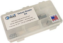 Aqua Mole 4pc Sewer Squad Deluxe Jetter Nozzle Kit 3/8in. NPT 3000 PSI 9.0 Orifice Thruster Flusher Degreaser & Roto Spinner