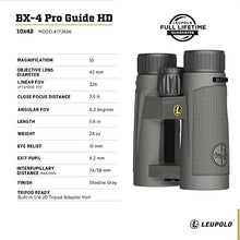 Leupold BX-4 Pro Guide HD Binoculars 10x42mm Shadow Gray