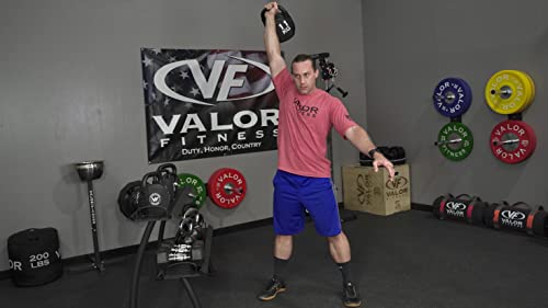 Valor Fitness Kettlebell Storage Rack 2 Tier Levels Heavy Duty Weight Holder Organize Gym Equipment BG-23