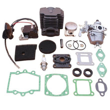 jinhuili 40mm Cylinder Piston Carburetor Ignition Coil Kit for Robin NB411 CG411 Air Filter Element Intake Manifold Gasket Oil Seal Set