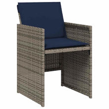 AMBERARD Patio Dining Set Set of 14 Gray and Black PE Rattan 15 Piece Set Furniture Set