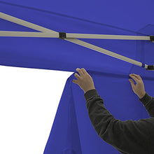 Vispronet 10x15 Aluminum Canopy Tent Kit with Walls - Blue
