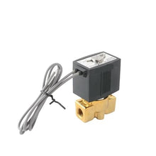 VX2120 G1/8 1/4 3/8 Brass Solenoid Valve 2 way 2 position Air Steam Water Valve Normal Close Type(VX2120 08 G1-4,DC12V_5PCS)