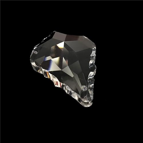 100pcs/Lot 100mm AAA Machine Cut Prism Pendant Chandelier French Maple Leaf Prism Drop
