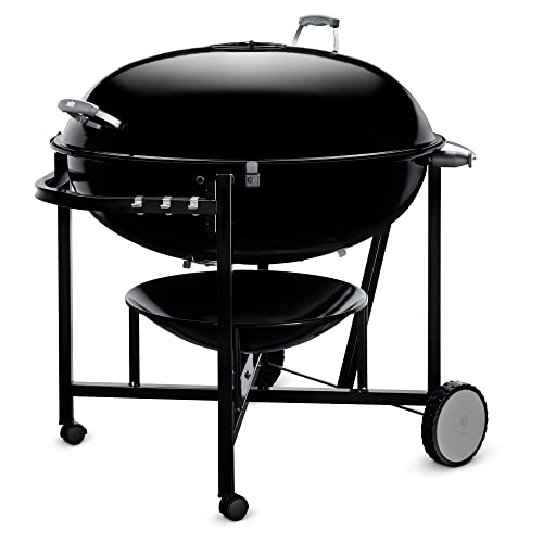 Weber® Ranch Kettle Charcoal Grill, 37-Inch, BBQ Grill, Black