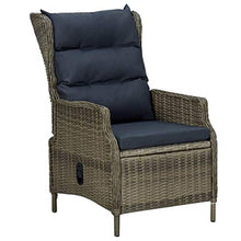 WDGJJFECNMUEHI Patio Furniture Set sectional Outdoor furniture9 Piece Patio Dining Set BrownSuitable for Gardens, patios, and terraces.