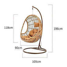 Swing Chair Hanging Chair Cradle Chair Outdoor Leisure Rattan Chair Household Hanging Basket Outdoor Swing Garden Garden Hanging Chair Leisure