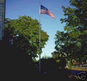 Accent Printing & Signs 20Ft Tapered Homesteader Flagpole
