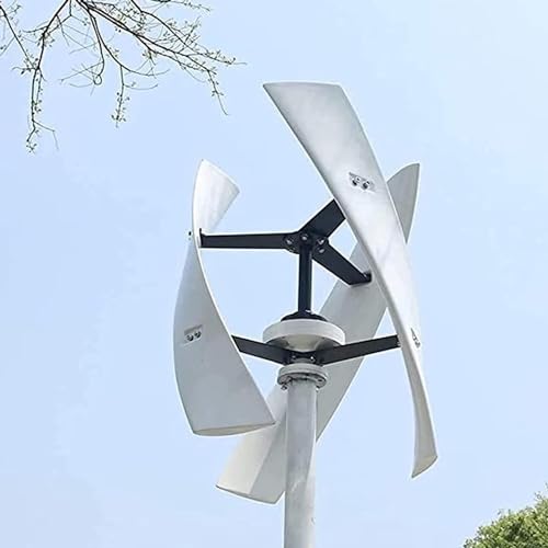 5000W 3 Blades Wind Power Turbine Generator,Maglev Vertical Wind Generator with Controller 12V 24V 48V 220V for Home Or Camping,48V