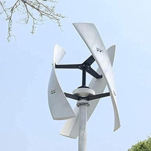5000W 3 Blades Wind Power Turbine Generator,Maglev Vertical Wind Generator with Controller 12V 24V 48V 220V for Home Or Camping,48V
