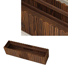 ZHOUYANB Flower Pot Display Rack Modern Wooden Stand With 2 Tiers Living Room Balcony Floor-standing Plant Pulley Garden