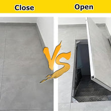 MZZKFC Embedded Cellar Storage Room Invisible Door, 24 28 32 34 36 40 42 46 50 54 60in Concealed Crawl Space Access Door, for Home Renovation/Storm Shelter(L 26in/66cm x W 26in/66cm)
