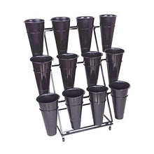RWGOVLU Flower Stands For Indoor Plants Flower Rack Display Stand Plant Shelf With Wheels For Fresh Flower Sho