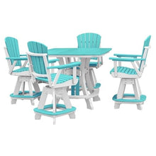 OS Home and Office CS130ARW-K Five Piece Square Counter Height Dining Set