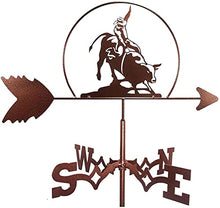 Weathervane Roof Weather Vane Black Weather Vane Wind Direction Indicator Kit Metal Bracket Weather Vane for Roof Garden Home Garden Sheds Fence Posts Pergola (Train)