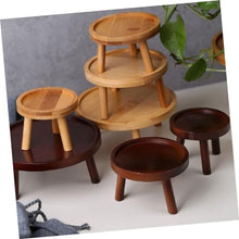 YYBOES Solid Wood Flower Stand Plant Pedestal Wooden Crafts Rustic Plant Stand Bonsai Pot Pedestal Wood Pedestal Stand Household Vase Stand Flower Pot Holder Planter Stand for Home