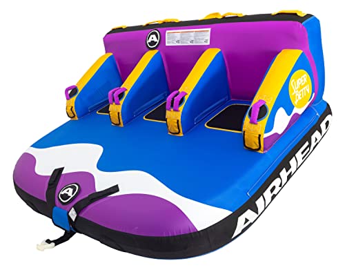 AIRHEAD Super Betty Chariot Style 3 Person Towable Tube Blue