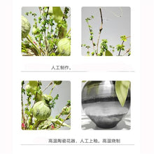 DUYHBAWRS Living Room Dining Table Decoration Porch Bonsai Simulation Floral and Green Plant Decoration