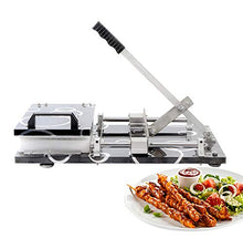 NEWTRY Manual Meat Skewers Kebab Machine 10 Strings Manual Meat BBQ Barbecue Skewers Doner Kebab (Upgrade)