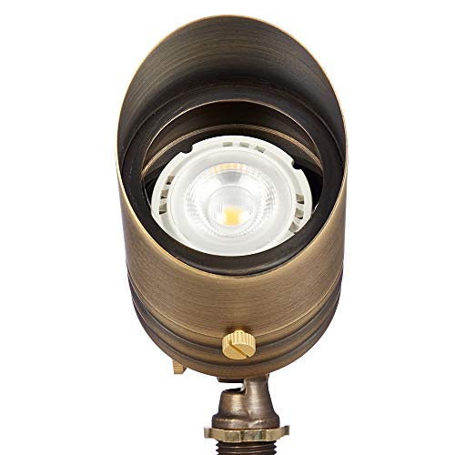 VOLT 20-Pack 12V Fat Boy Solid Brass Outdoor Spotlights Bronze