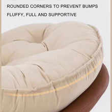 ZREVSB Outdoor Patio Rocking Chair Oversized Egg Padded Cushion Rocker Recliner for Front Porch Living Room Garden Yard Modern Lounge (Color : Brown) (Brown)