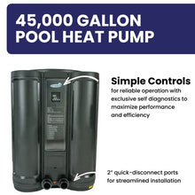 Blue Torrent ComforTemp Heat Pump - 45,000 Gallon Pool Pump - 137,000 BTU