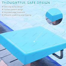 WANGYYDS 20in x 20in Swimming Starting Block, 304 Stainless Steel Non-Slip Diving Boards, 15°Inclined Professional Diving Platform, Indoor Outdoor Competition Professional Diving Boards,Upgraded