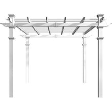 Vita Venetian 10' x 10' Vinyl Pergola White