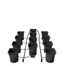AutoPot 12Pot XL System with 6.6 Gallon Plastic Pots (*Includes AIRBASES and AIRDOMES) Self-Watering, Gravity-Fed Hydroponic System (12PotXL - 6.6 Gallon Pots - No Tank) Indoor, Black