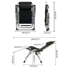 JIOLLGBBM Beach Recliner Folding Chair Portable Lounge Chair Folding Seat Deck Patio Beach Yard Adjustable Support 330 lbs