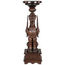 Design Toscano English Griffin Pedestal Plant Stand Cherry