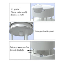 Wind Speed and Direction Sensor, Weather Station RS485 4-20mA 0-10V Transmitter(0-10V Output 2)