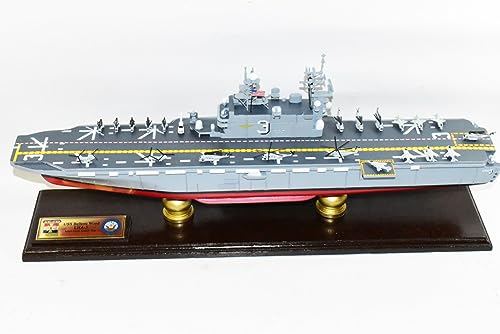 Squadron Nostalgia LLC USS Belleau Wood LHA 3 24-Inch Mahogany Scale Model Navy