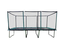 Galactic Xtreme Rectangle Trampoline 10x17 with Net Green