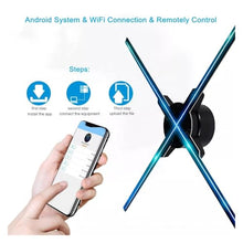 3D 4 Blades 65cm 4k Fan Hologram Screen Logo 3D Hologram Fan