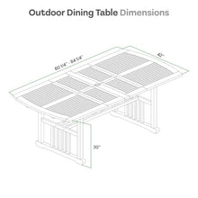 Cambridge Casual Haley 7 Piece Teak Outdoor Dining Set with Extendable Dining Table, Includes 6 Armless Dining Chairs with Seatpad and Extendable Dining Table with Umbrella Hole