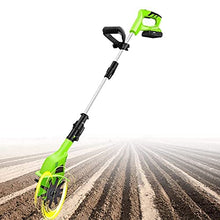 UWYTGF Garden Tiller,Cordless Tiller Rotavators, Electric Garden Hand Tiller Cultivator with 4000Mah Rechargeable Lithium Battery and Charger, Portable Soil Tiller Rotavator for Gardens