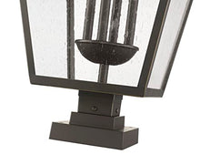Z-Lite Talbot Outdoor Post Light, 4-Light, 240 Watts, Black