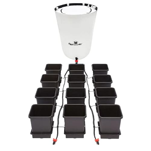 AutoPot Self-Watering Hydroponic System 12 Pot 3.9 Gallon Black